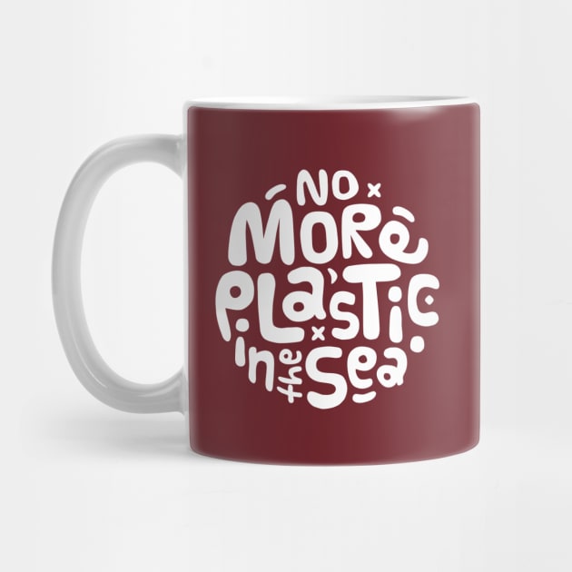 No More Plastic in the Sea Logo by bangtees